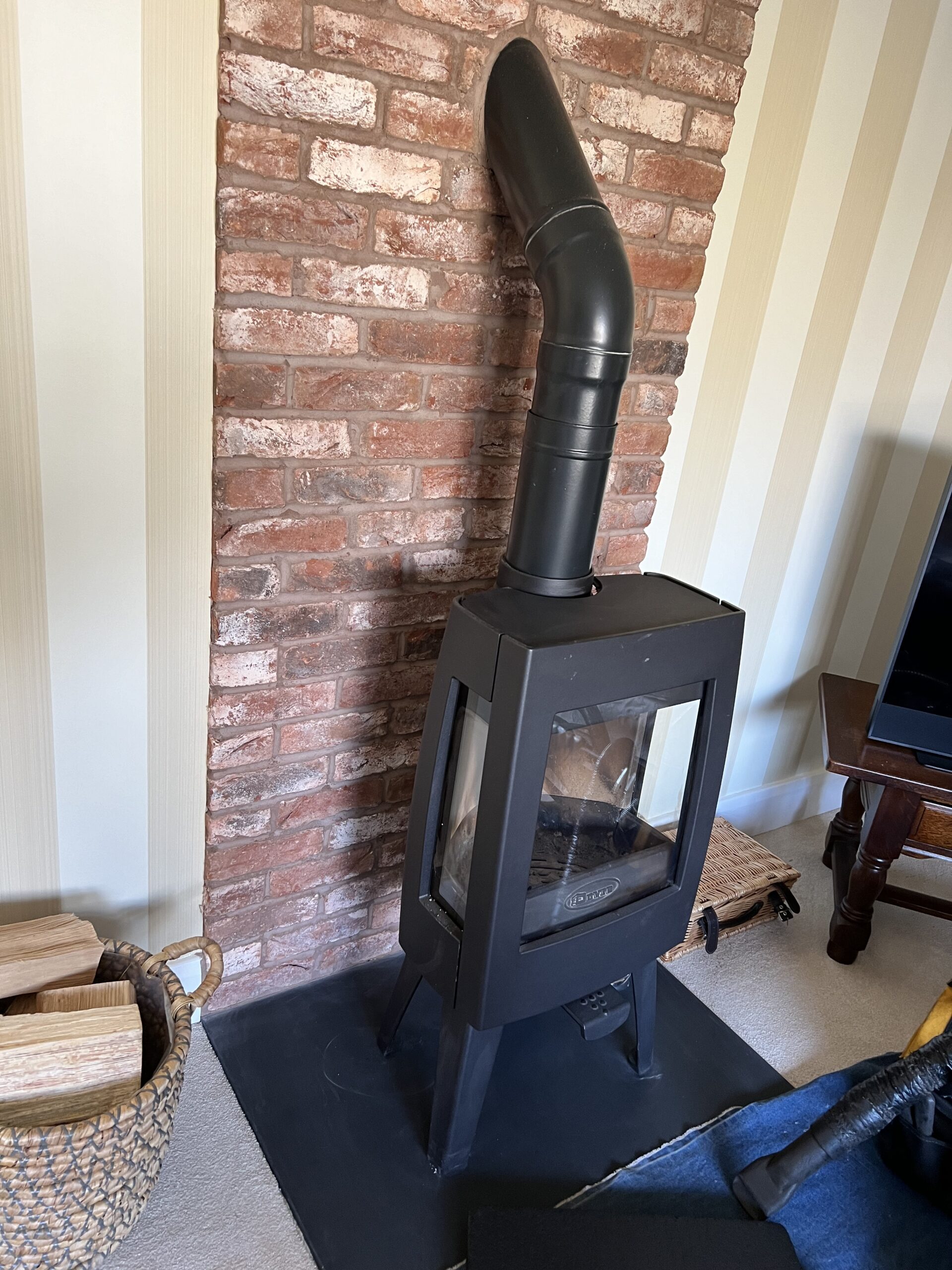Clear Fire fireplace work photograph