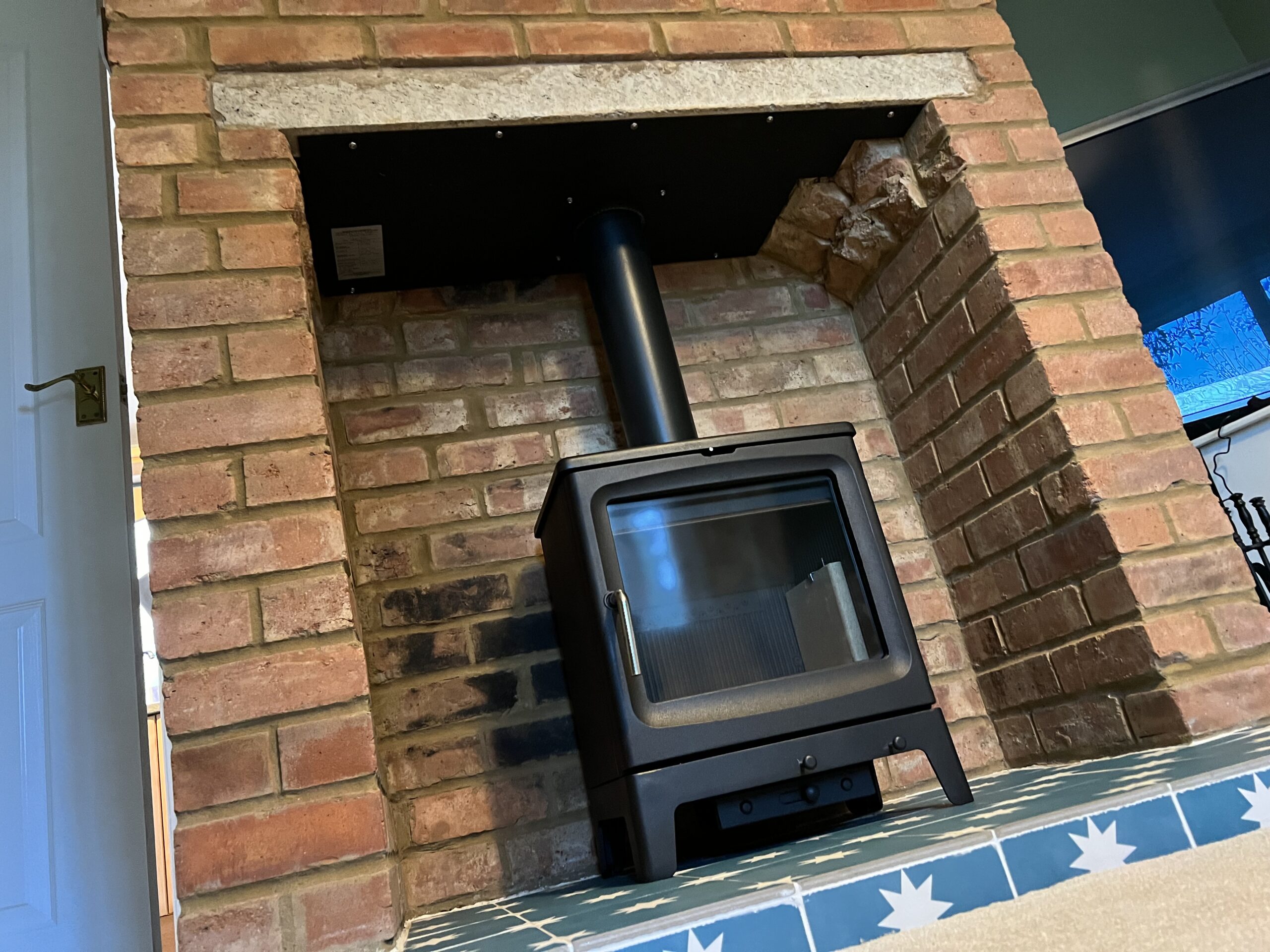 A fireplace photo from Clear Fire’s own media library